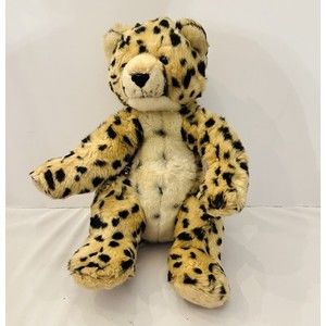 2007 Build A Bear WLF WORLD WILDLIFE FUND St Louis Zoo Cheetah plush RARE